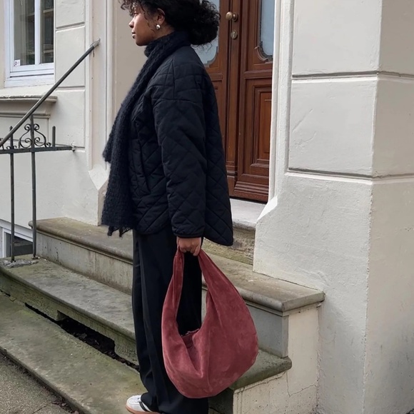 Flattered Alva Suede Shoulder Bag Rust - Picture 3 of 15